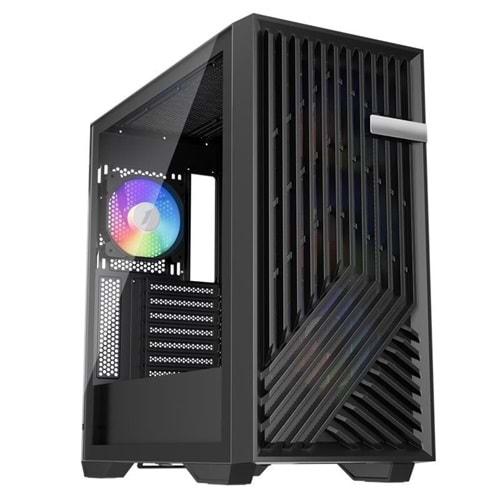 1ST Player FD8 Siyah 750W 80+ ARGB 6X12CM FAN Temperli Cam Mesh USB 3.0 E-ATX KASA