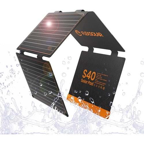 FlexSolar S40 USB Çıkışlı Solar Panel 40W