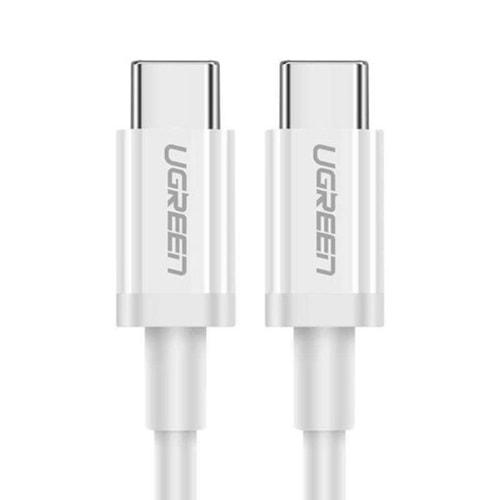 UGreen USB-C 60W 3A QC PD Hızlı Şarj Kablosu 1 MT Beyaz