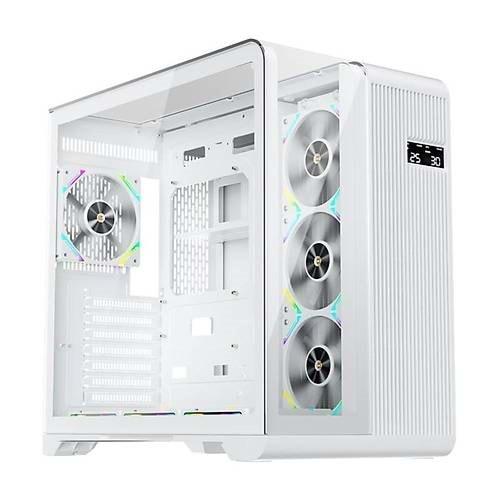1st Player RT7 Beyaz DIGITAL 850W 80+ Gold Full Modüler 4X12CM ARGB 3 Taraflı Temperli Cam USB 3.0 - TYPE C ATX Kasa