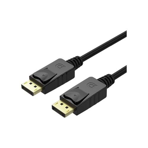 UNITEK DisplayPort 1.2 Kablosu 3 Metre – 4K@60Hz – Y-C609BK