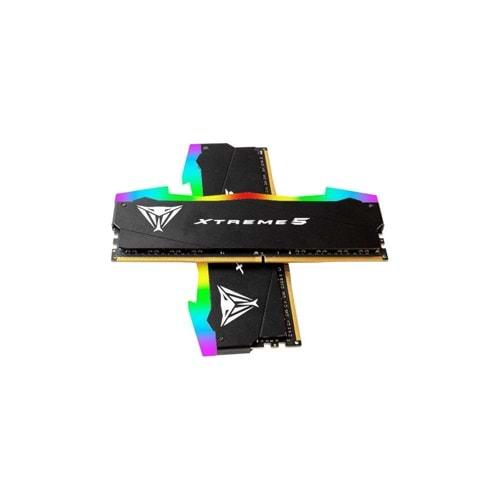 Patriot Viper Xtreme 5 RGB 32GB (2x16GB) DDR5 7600MHz CL36 Gaming Ram (Bellek) (PVXR532G76C36K)