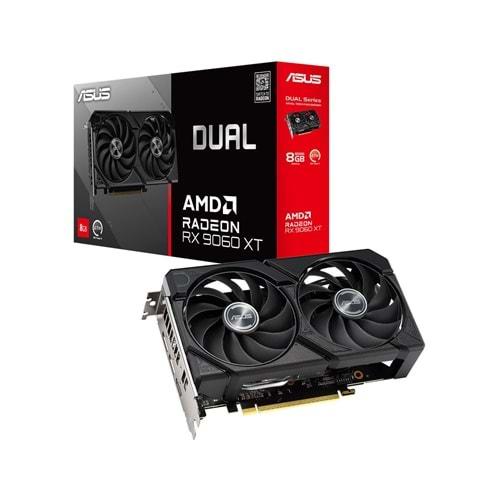 Asus DUAL-RX9060XT-8G 8GB GDDR6 128Bit DP/HDMI PCI 5.0 Ekran Kartı