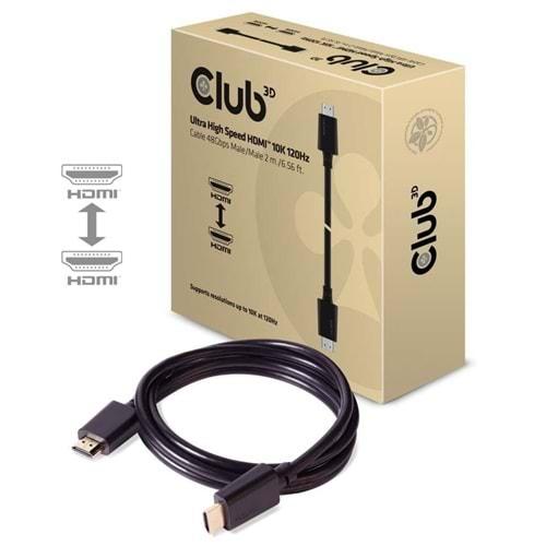 CLUB3D 2M HDMI 2.1 UHD Erkek-Erkek Kablo CAC-1372