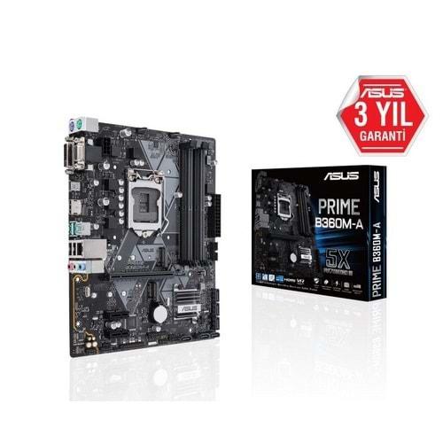 Asus Prime B360M-A B360 DDR4 M.2 HDMI/DVI/VGA 16X 1151p