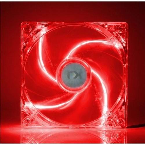 TX 12cm Kırmızı LED'li Sessiz Kasa Fanı TXCCF12RD