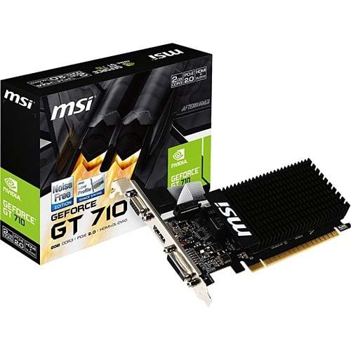 Msi GT 710 2GD3H LP GT710 2GB DDR3 64B VGA/DVI/HDMI Ekran Kartı