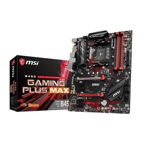 Msi B450 GAMING PLUS MAX B450 DDR4 HDMI/DVI AMD4 Anakart