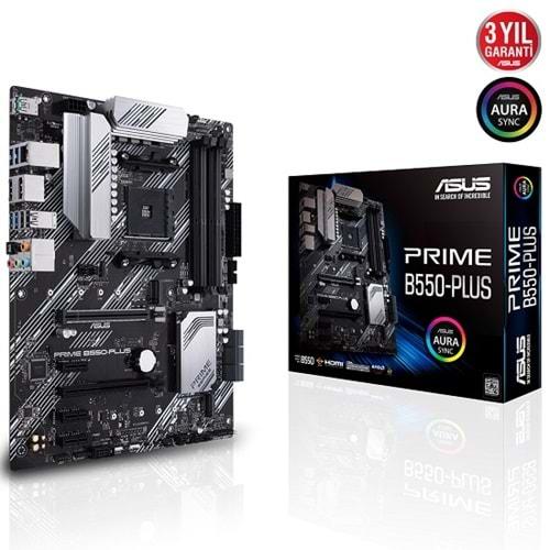Asus Prime B550-PLUS AMD DDR4 DP/HDMI PCI 4.0 AM4 Anakart