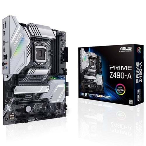 Asus Prime Z490-A DDR4 USB3.2 M.2 DP/HDMI PCI3.0 1200p Anakart