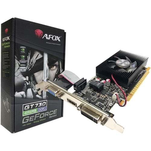 Afox Geforce AF730 4GB 128Bit DDR3 HDMI/DVI/VGA Ekran Kartı (AF730-4096D3L5)