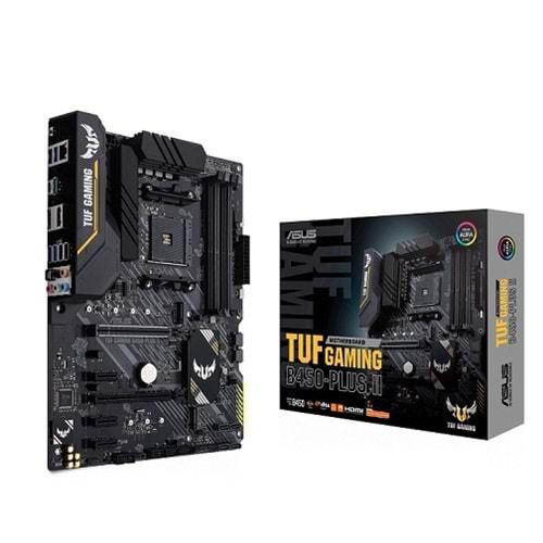 Asus TUF gaming B450-plus II B450 Ddr4 usb3.2 M.2 PCI 3.0 AM4 Anakart