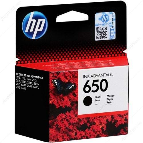 HP Siyah Kartuş 650 CZ101AE