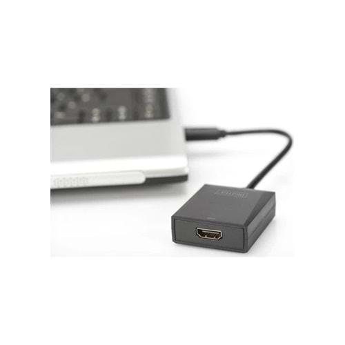 Digitus USB 3.0 Erkek to HDMI Dişi Çevirici