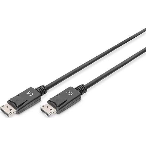 Digitus DisplayPort Kablo Siyah (2m) 4K