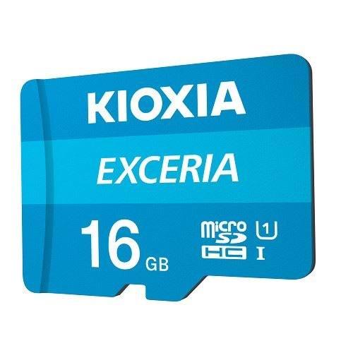 Kioxia 16GB microSD EXCERIA UHS1 R100 Micro SD Hafıza Kartı LMEX1L016GG2