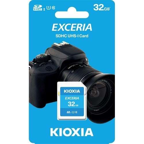 Kioxia 32GB Normal SD EXCERIA UHS1 R100 Hafıza Kartı LNEX1L032GG4