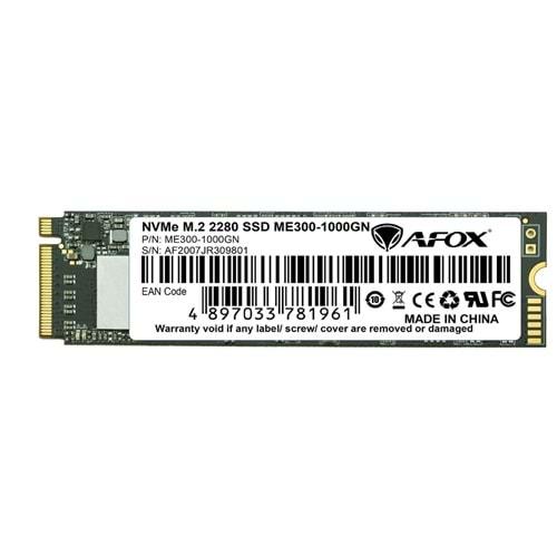 Afox SSD Disk 1000GB M.2 Disk 2280 SATA3 560 500MB S 3D TLC MS200-1000GN