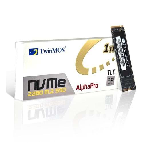 Twinmos 1TB M.2 Disk PCIe NVMe SSD Disk 2455Mb-1832Mbs 3DNAND NVMeGGBM2280