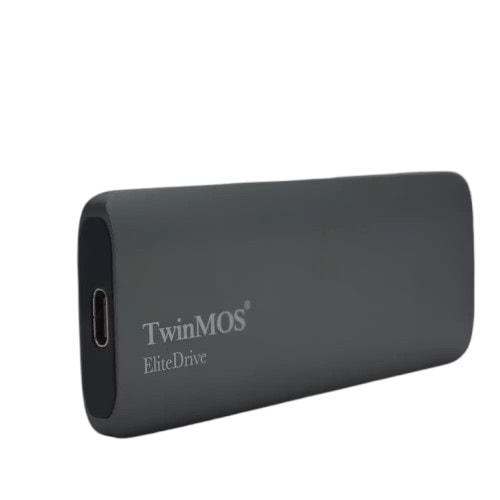 Twinmos 512GB Taşınabilir External SSD USB 3.2/Type-C Dark Grey PSSDFGBMED32