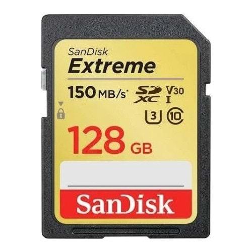 Sandisk Extreme SDXC Card 128GB 170MB/s V30 UHS Hafıza Kartı SDSDXV5-128G-GNCIN