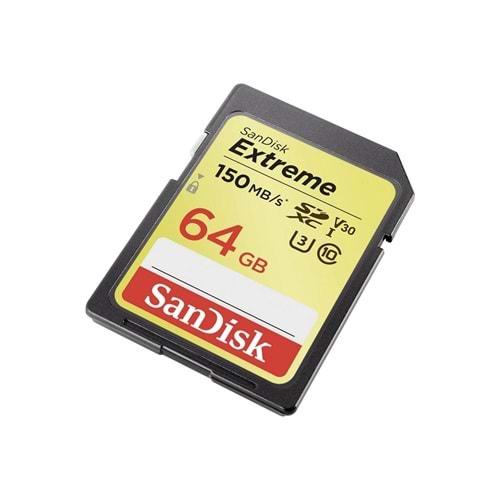 Sandisk 64 GB Extreme SDHC 90 MB Class 10UHS I SD-MMC Hafıza Kartı SDSDXV6-064G-GNCIN