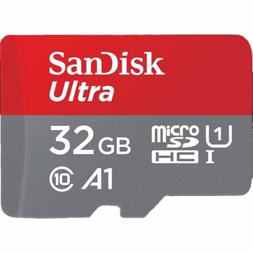 Sandisk 32GB Ultra 80MB Class 10 UHS-I Micro SD Hafıza Kartı SDSQUAR-032G-GN6MN