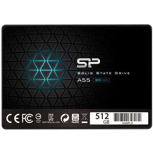 Siliconpwr 512GB SATA 3.0 560-530MB/s 2.5