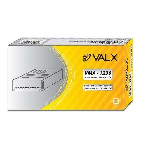 Valx VMA-1230 12V 30A Metal Kasa Adaptör 350W