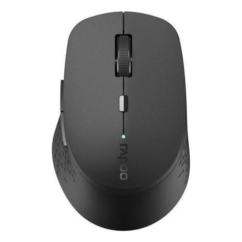 RAPOO M300 1600DPI Çok Modlu Sessiz Tıklama Özellikli Kablosuz Mouse Koyu Gri 18048