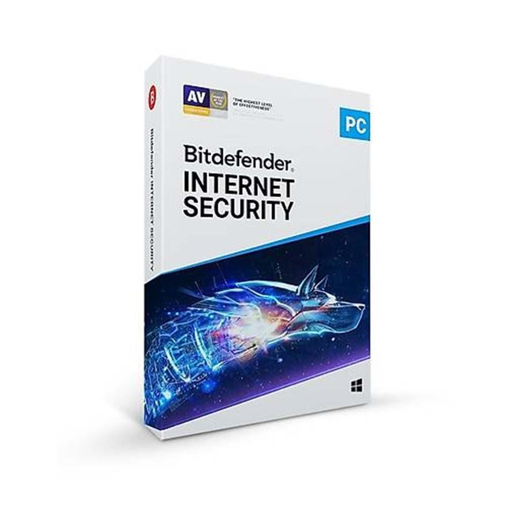 Bitdefender Internet Security 1 Kullanıcı 1 Yıl Kutu