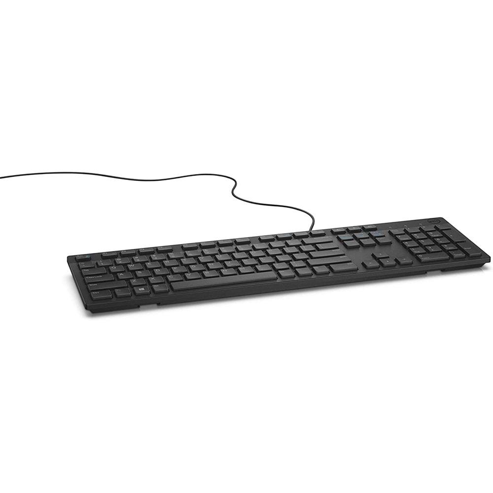 Dell Multimedia Klavye KB216 US International QWERTY Siyah 580-ADHK