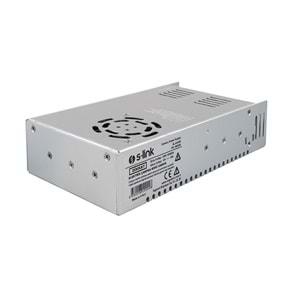 S-Link SL-KA390 12V 30A 380W Metal Kamera Güç Kaynağı