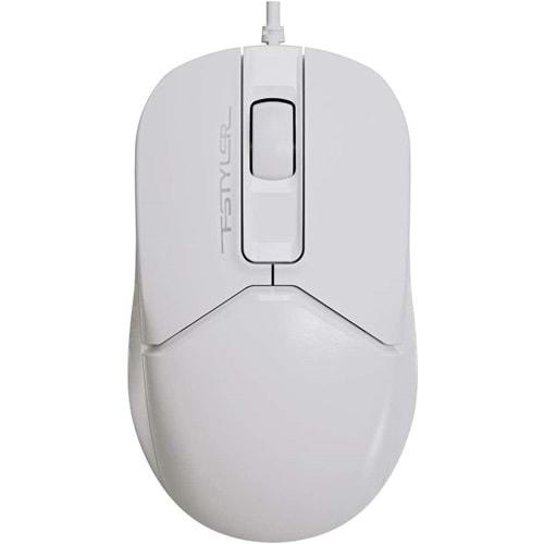 A4 Tech FM12 USB 1200 DPI Mouse Beyaz