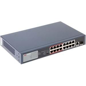 Hikvision DS-3E0318P-E/M(B) 16 Port 1x100Mb + 1x1000Mb + 1xSFP PoE(130W Switch