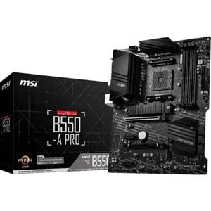 Msi B550-A PRO B550 DDR4 M.2 USB 3.2 DP/HDMI PCI4.0 AM4 Anakart