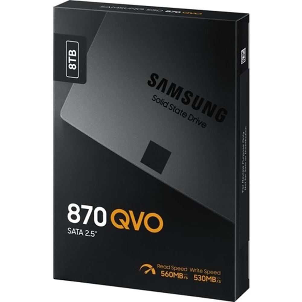 Samsung 870 QVO 8TB 560MB-530MB/s Sata 3 SSD MZ-77Q8T0BW