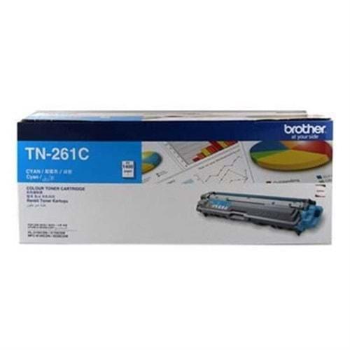 Brother TN261C Mavi Toner 1400 Sayfa HL-3150CDN HL-3170CDW MFC-9140