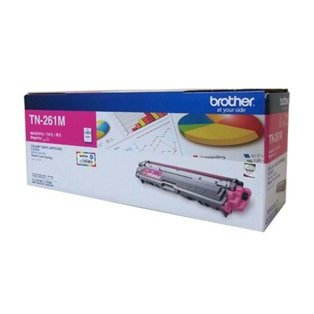 Brother TN261M Kırmızı Toner 1400 Sayfa HL-3150CDN HL-3170CDW MFC-9140