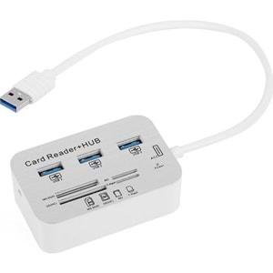 TX TXACUCR340 3xUSB 3.0 HUB ve Çoklu Harici Kart Okuyucu