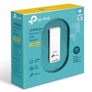 TP-Link TL WN727N Kablosuz 150Mbit Lite N USB Sinyal Alıcı