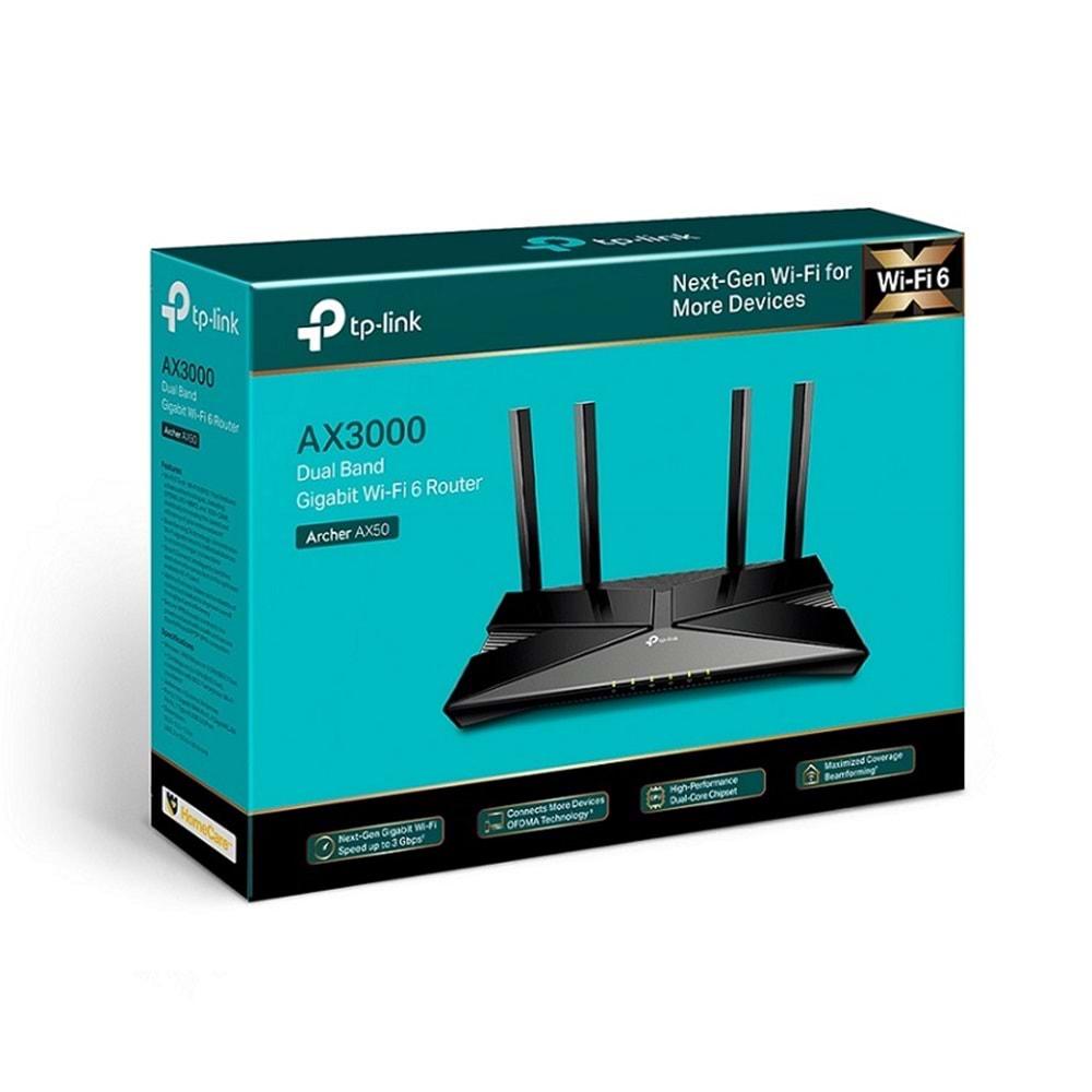 Tp-Link Archer AX50 AX3000 Dual Band Gigabit WiFi