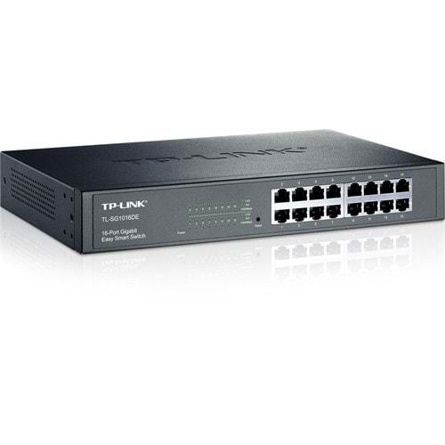 TP-Link TL-SG1016DE 16 Port 10/100/1000Mbps Rackmount Easy Smart Switch