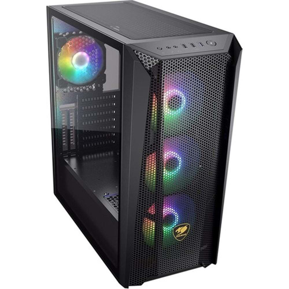 Cougar MX660 Mesh RGB Mid Tower Kasa GEX 850W 80 Gold CGR-5BMSB-MESH-RGB-C