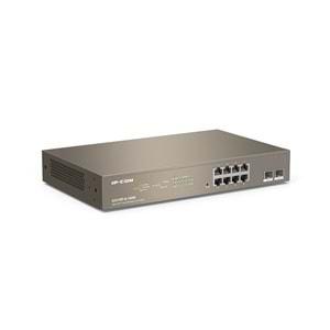 IP-COM G3310P-8-150W 8 Port + 2X1GB SFP Uplink CLOUD Yönetilebilir Rackmount 130W POE Switch