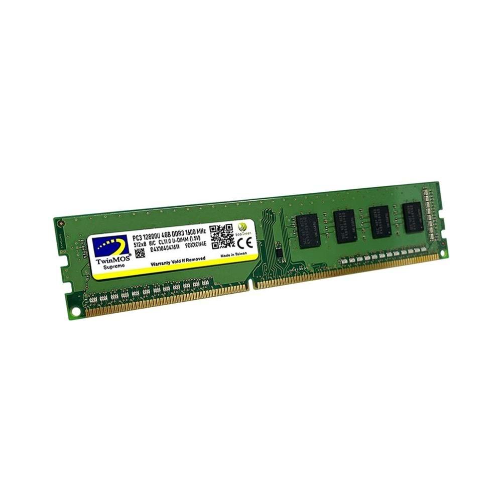 Twinmos 4 GB DDR3 1600 1.5V DT MDD34GB1600D RAM