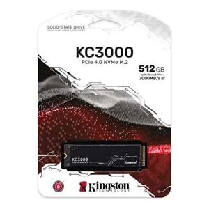 Kingston 512 GB KC3000 NVMe M.2 GEN4 7000/3900 SKC3000S/512G