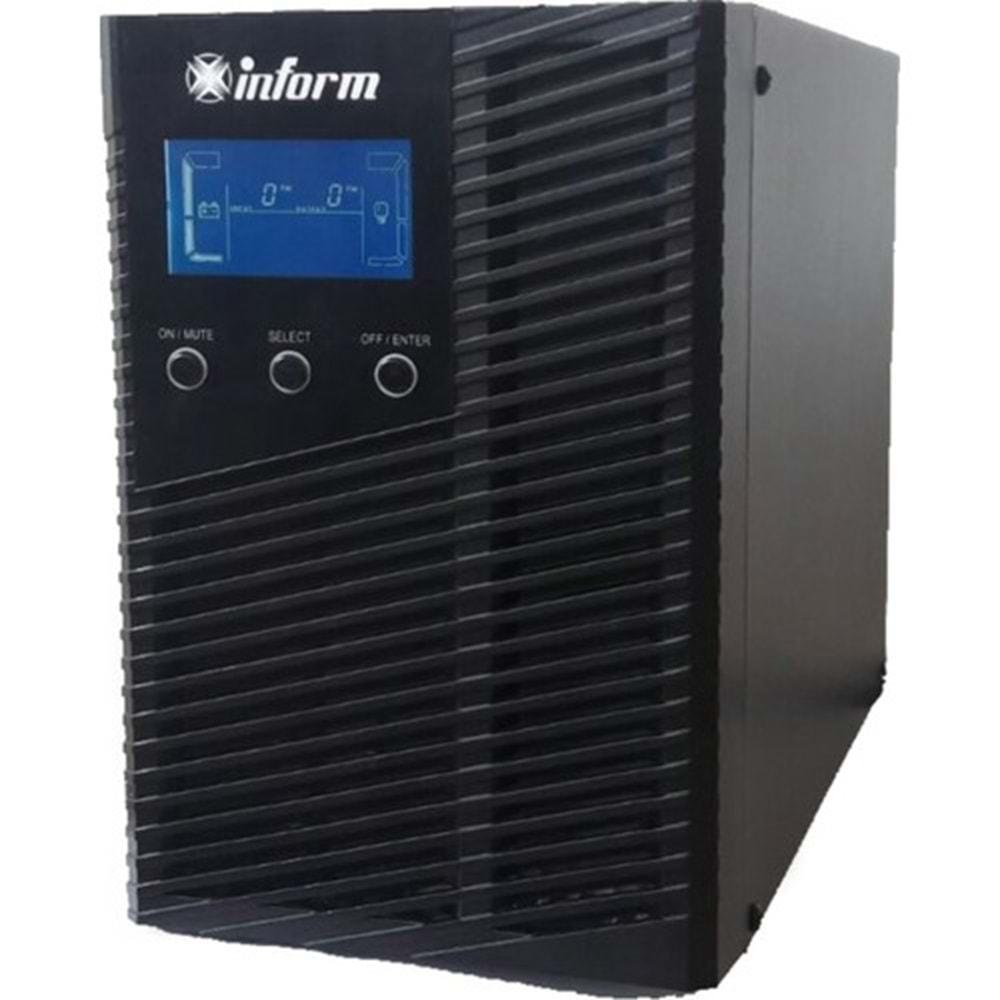 Inform Sinus Evo 1KVA (2X7AH) 6/14DK LCD Online UPS