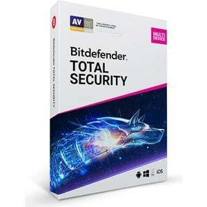 Bitdefender Total Security 5 Kullanıcı 1 Yıl Kutu