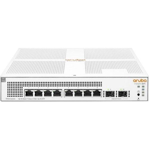 HPE INSTANT ON JL681A 8 Port Gigabit 4 Port POE + 2XSFP Uplink Yönetilebilir 124W POE Switch